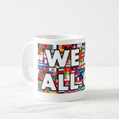 我々は全員017 コーヒーマグカップ (正面左)