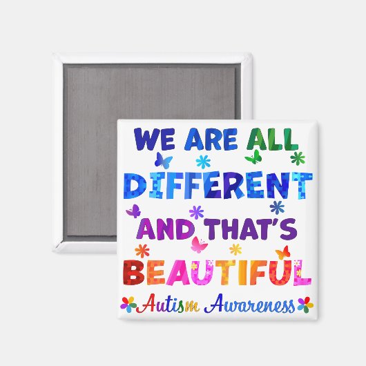 我々は全違う員 マグネット (正面/裏面)