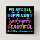 我々は全違う員 缶バッジ (正面)