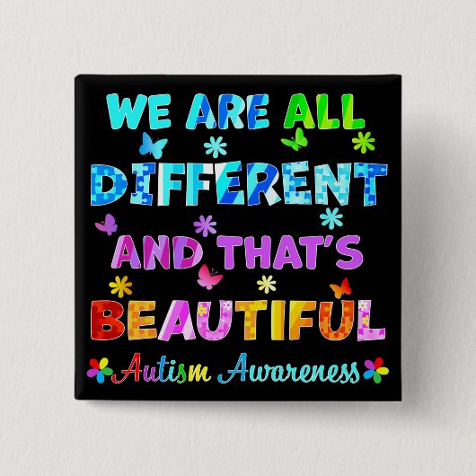 我々は全違う員 缶バッジ (正面)