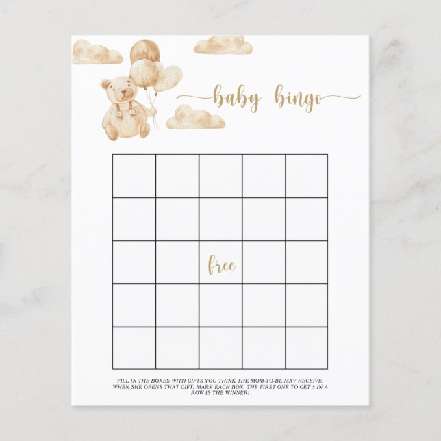 我々は公正に待つことができるベビービンゴゲーム (正面)