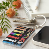 我々は共に上昇/投票キーチェーン キーホルダー (正面右)