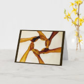 我々は共に存在する カード (黄色い花)