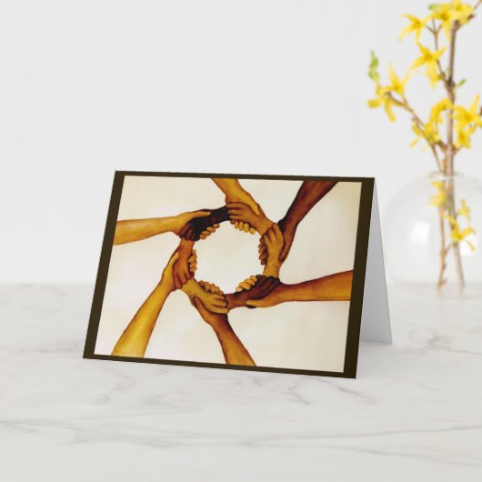 我々は共に存在する カード (黄色い花)