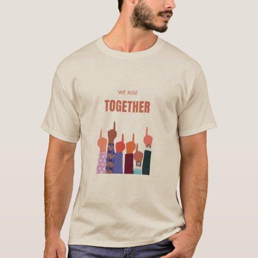 我々は共に引用文 Tシャツ (正面)