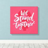 我々は共に立つ キャンバスプリント (インサイチュ (ウッドフロア))