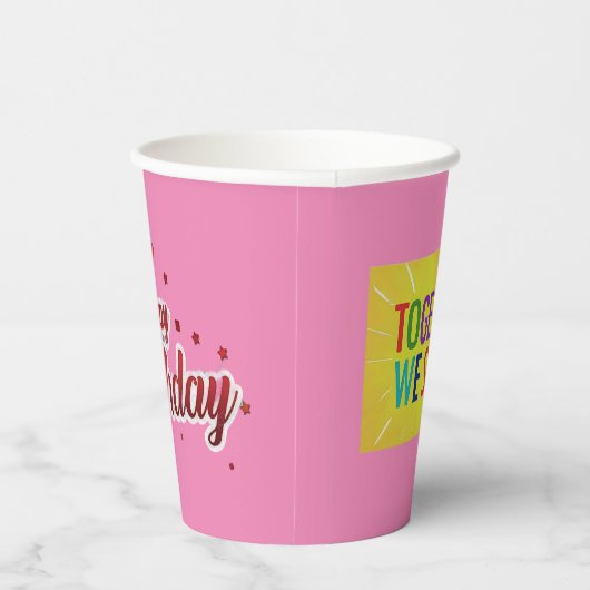 我々は共に輝く 紙コップ (右)