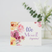 我々は再び手のレタリングフローラはがき ポストカード (スタンド正面)