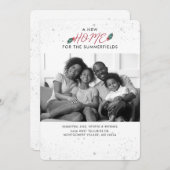 我々は写真を移動クリスマスホリデーズムービング 案内状 (正面/裏面)