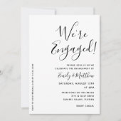 我々は写真婚約した婚約パーティ (正面)