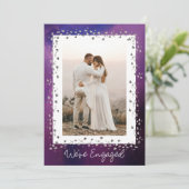 我々は写真婚約した婚約パーティ 招待状 (スタンド正面)