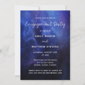 我々は写真婚約した婚約パーティ 招待状 (裏面)