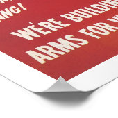 我々は勝利のための建物の武器だ ポスター (角)