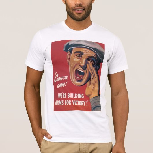 我々は勝利のための建物の武器だ Tシャツ (正面)
