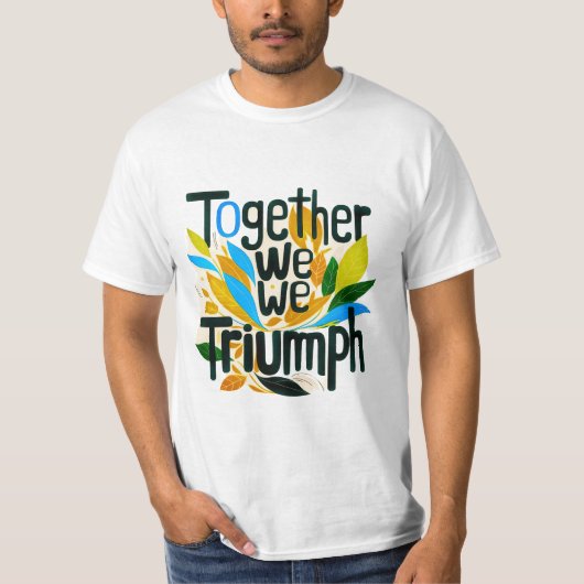 我々は勝利を収める Tシャツ (正面)