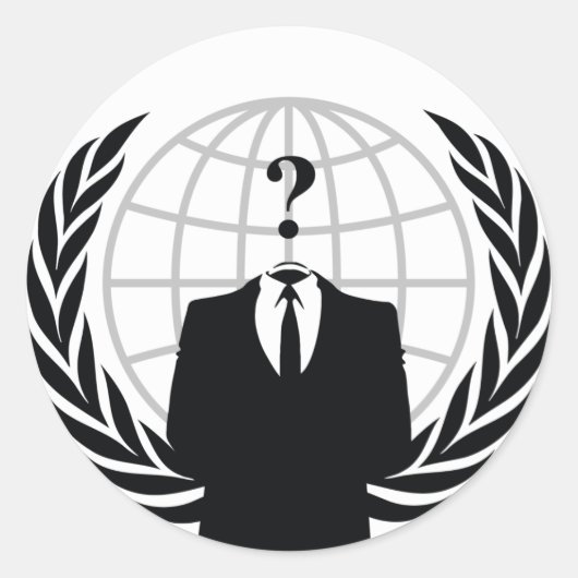 我々は匿名である ラウンドシール (正面)