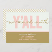 我々は南Yのすべての動く発表を移動 招待状 (正面/裏面)