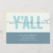 我々は南Yのすべての動く発表を移動 招待状 (正面/裏面)