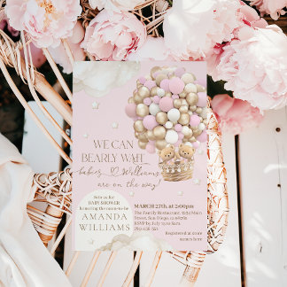 我々は双子の女の子の赤ちゃんシャワーを待つことができる 招待状