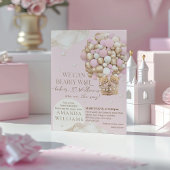 我々は双子の女の子の赤ちゃんシャワーを待つことができる 招待状