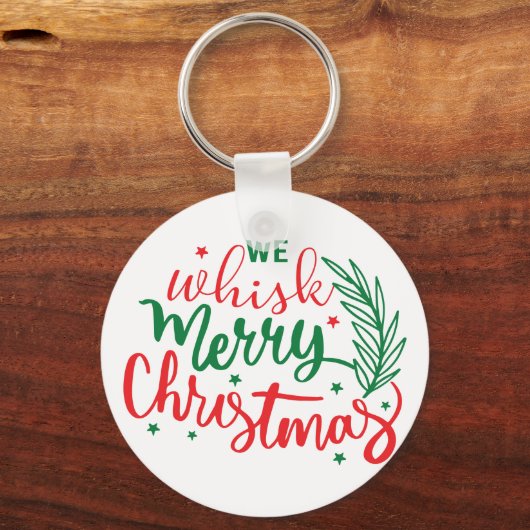 我々は口笛を吹いてクリスマスを祝う キーホルダー (正面)