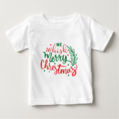 我々は口笛を吹いてクリスマスを祝う ベビーTシャツ (正面)