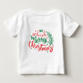 我々は口笛を吹いてクリスマスを祝う ベビーTシャツ (裏面)