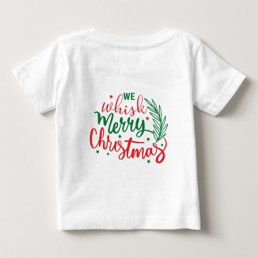 我々は口笛を吹いてクリスマスを祝う ベビーTシャツ (裏面)