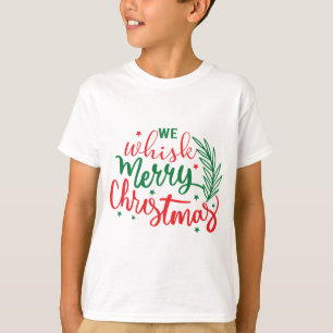 我々は口笛を吹いてクリスマスを祝う Tシャツ