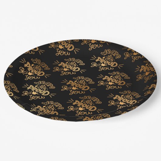 我々は君の誇りを持った味方だ ペーパープレート (アングル)