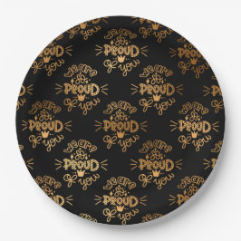 我々は君の誇りを持った味方だ ペーパープレート