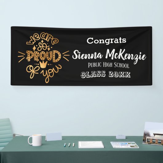 我々は君の誇りを持った味方だ 横断幕 (トレードショー)