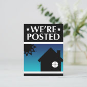 我々は告知を投稿した:ホームポップ・アートの 案内ポストカード (スタンド正面)