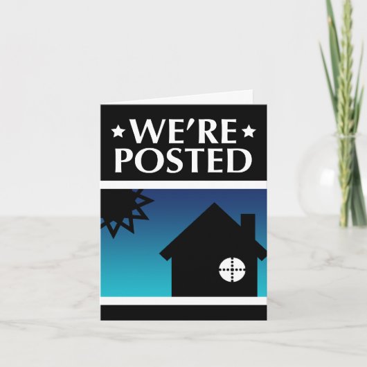 我々は告知を投稿した：ホームポップ・アートの 案内状 (正面)