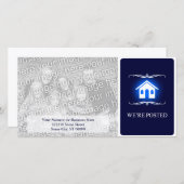 我々は告知を投稿した：ホームモダン 案内状 (正面/裏面)