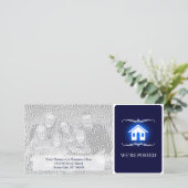 我々は告知を投稿した：ホームモダン 案内状 (スタンド正面)