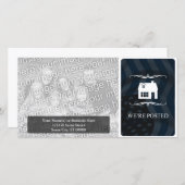 我々は告知を投稿した：ホームモダン 案内状 (正面/裏面)