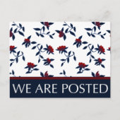 我々は告知を投稿する:ヴィンテージフローラ 案内ポストカード (正面)