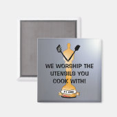 我々は器を崇拝する調理師! マグネット (正面/裏面)