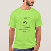 我々は団結の要おもしろい素 Tシャツ (正面)