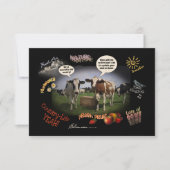 我々は国に移った(カスタム)。 発表 招待状 (正面)