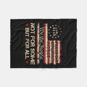 我々は国民の一部のためではなく、すべての投票のためにカマラ フリースブランケット (正面(横))