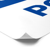 我々は地元の警察の警棒を支持する ポスター (角)