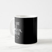 我々は変人だ コーヒーマグカップ (正面左)