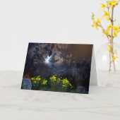 我々は夜を過ごす カード (黄色い花)