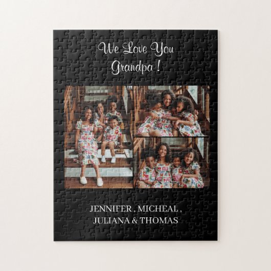 我々は大好きグランドパカスタムフォトコラージスクリプト ジグソーパズル (縦)