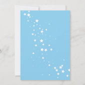 我々は天使テディベアーベビーブルーを待つことができる 招待状 (裏面)