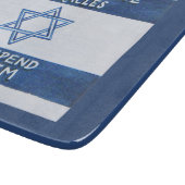 我々は奇跡に依存 – Rosh Pina カッティングボード (角)