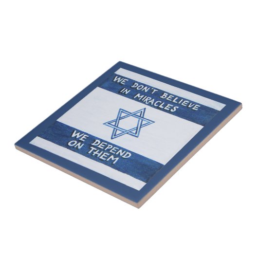 我々は奇跡に頼る タイル (側面)