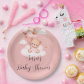 我々は女の子の赤ちゃんシャワーを待つことができる ペーパープレート (パーティー)